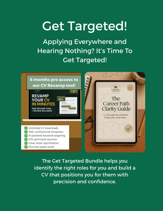 Get Targeted! - Fix Your CV & Apply for the Right Jobs