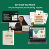 Let's Get You Hired complete job hunting toolkit including CV revamp tool, 90 day career challenge workbook, hidden job market masterclass, smart job search tracker and career clarity guide